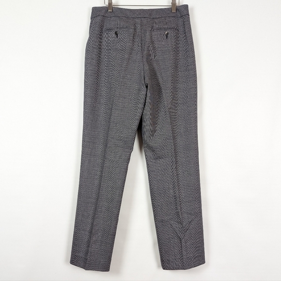 Pendleton Savvy Stretch Wool Dress Pants Slacks 10 Navy Blue Gray Straight Leg - Picture 2 of 12